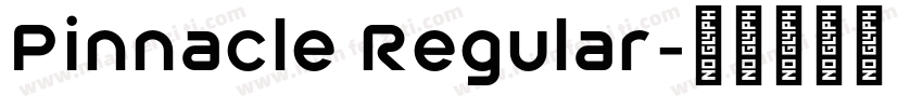 Pinnacle Regular字体转换